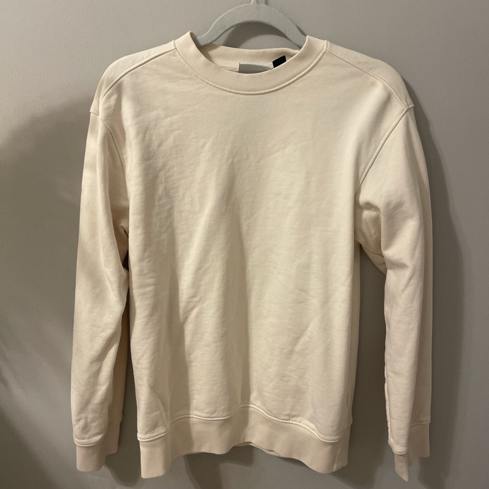 H&M Cream Sweatshirt